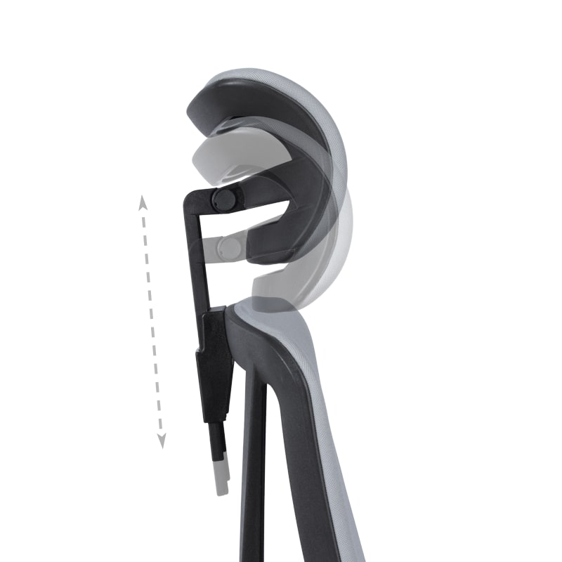 Ергономичен офис стол Carmen COTIA сив